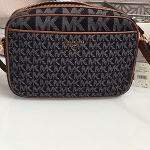 Michael kors denim crossbody bag